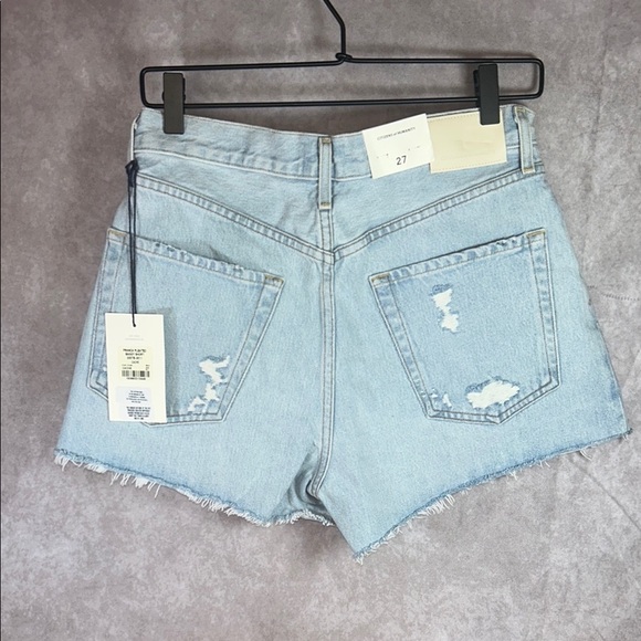 Citizens of Humanity NWT sz 27 Franca Baggy Light Blue Denim Short Button Fly - Picture 3 of 10